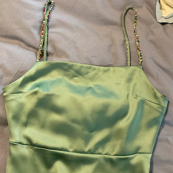 ZARA dress green size M - Picture 2 of 6